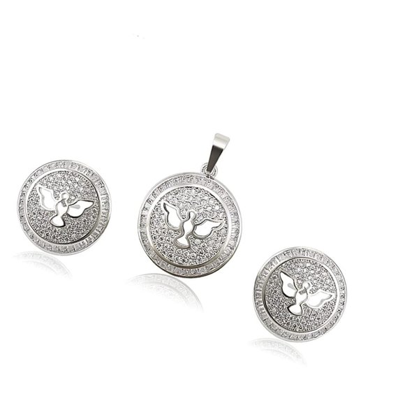 Charles Delon Pendant Earrings Jewelry Set - Picture 3 of 3